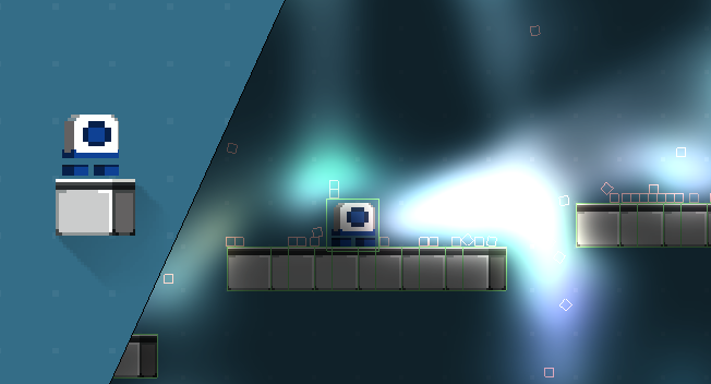 Bot Called Bod robot platformer scene