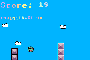Flappy Bean pixel-art game