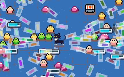 Space Kitty top-down space shooter